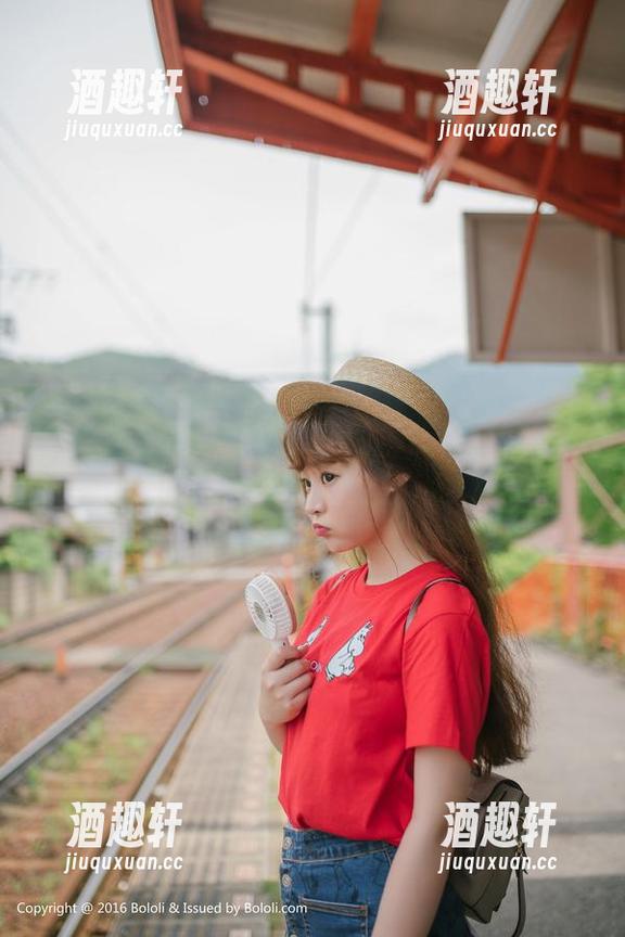 波萝社 - 高清写真集里的柳侑绮，像极了我梦中的女孩儿